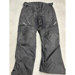 Alpha Gear Pants Mens 34-36 Black Inseam 30 Air Flow System Motorcycle Riding